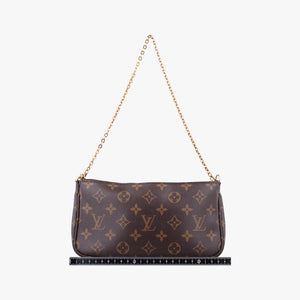 Pre-owned Louis Vuitton Multi Pochette Accessoir brown×khaki Monogram Canvas M44813 shoulderbag | stylenewstar