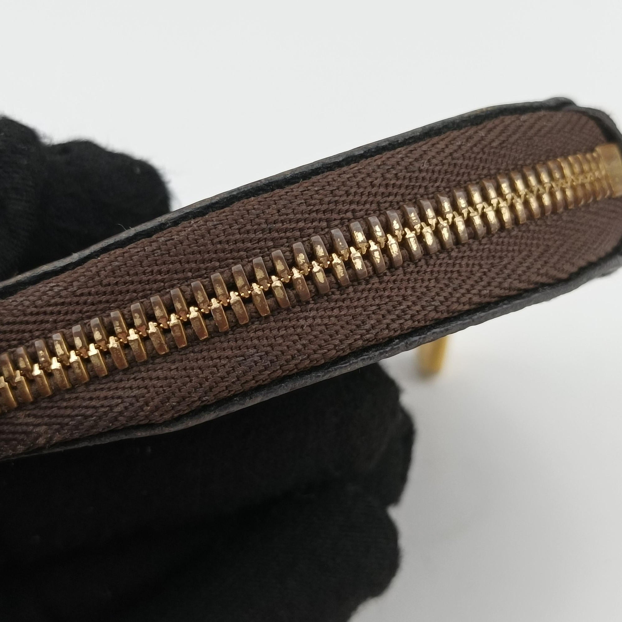 Pre-owned Louis Vuitton Multi Pochette Accessoir brown×khaki Monogram Canvas M44813 shoulderbag | stylenewstar