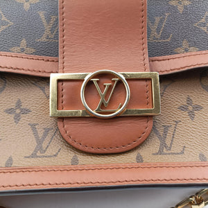 Pre-owned Louis Vuitton DAUPHINE brown Monogram Reverse M45958 shoulderbag | stylenewstar
