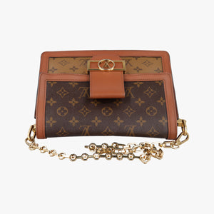 Pre-owned Louis Vuitton DAUPHINE brown Monogram Reverse M45958 shoulderbag | stylenewstar