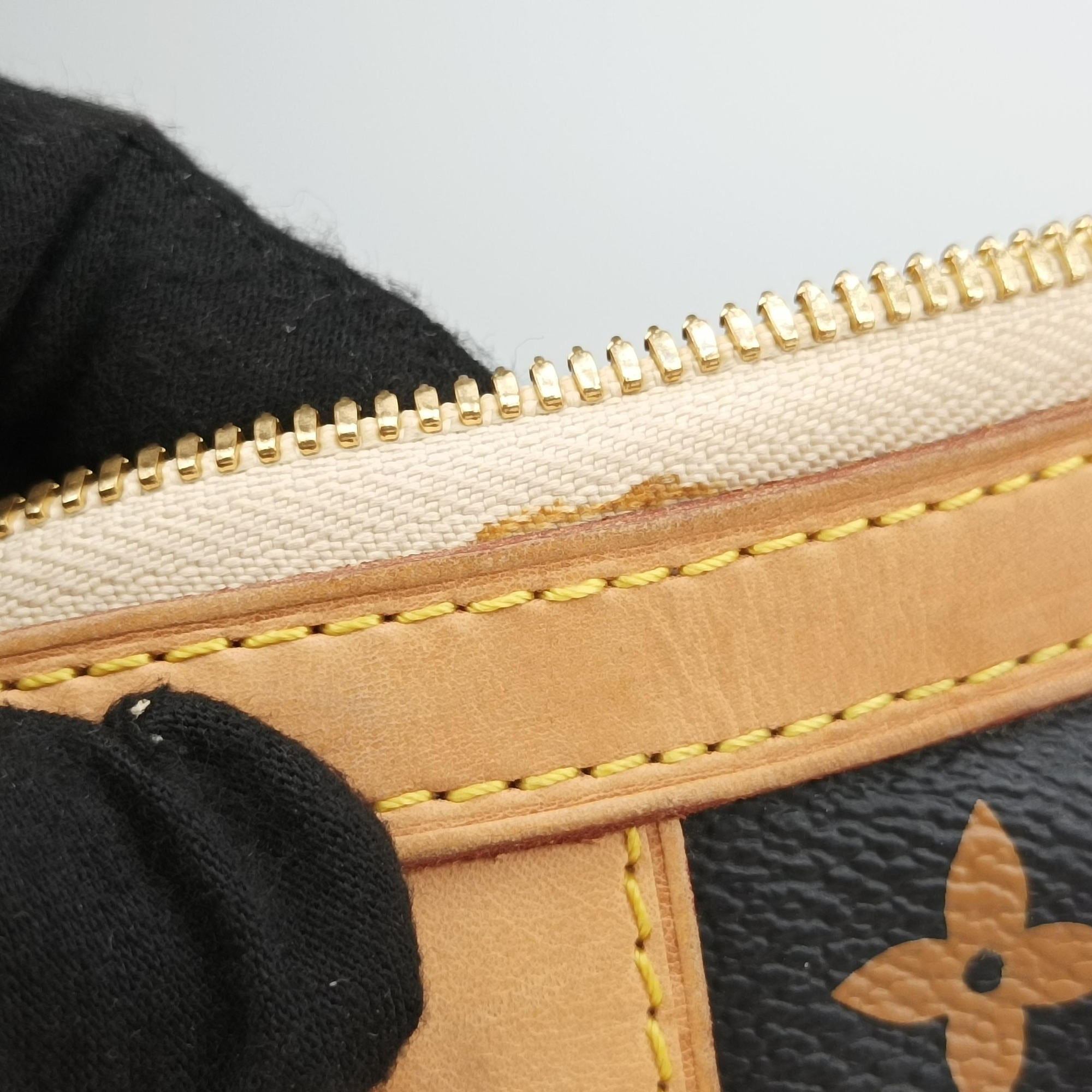 Pre-owned Louis Vuitton COURTNEY MM Noir Monogram Multicolor M45642 shoulderbag | stylenewstar