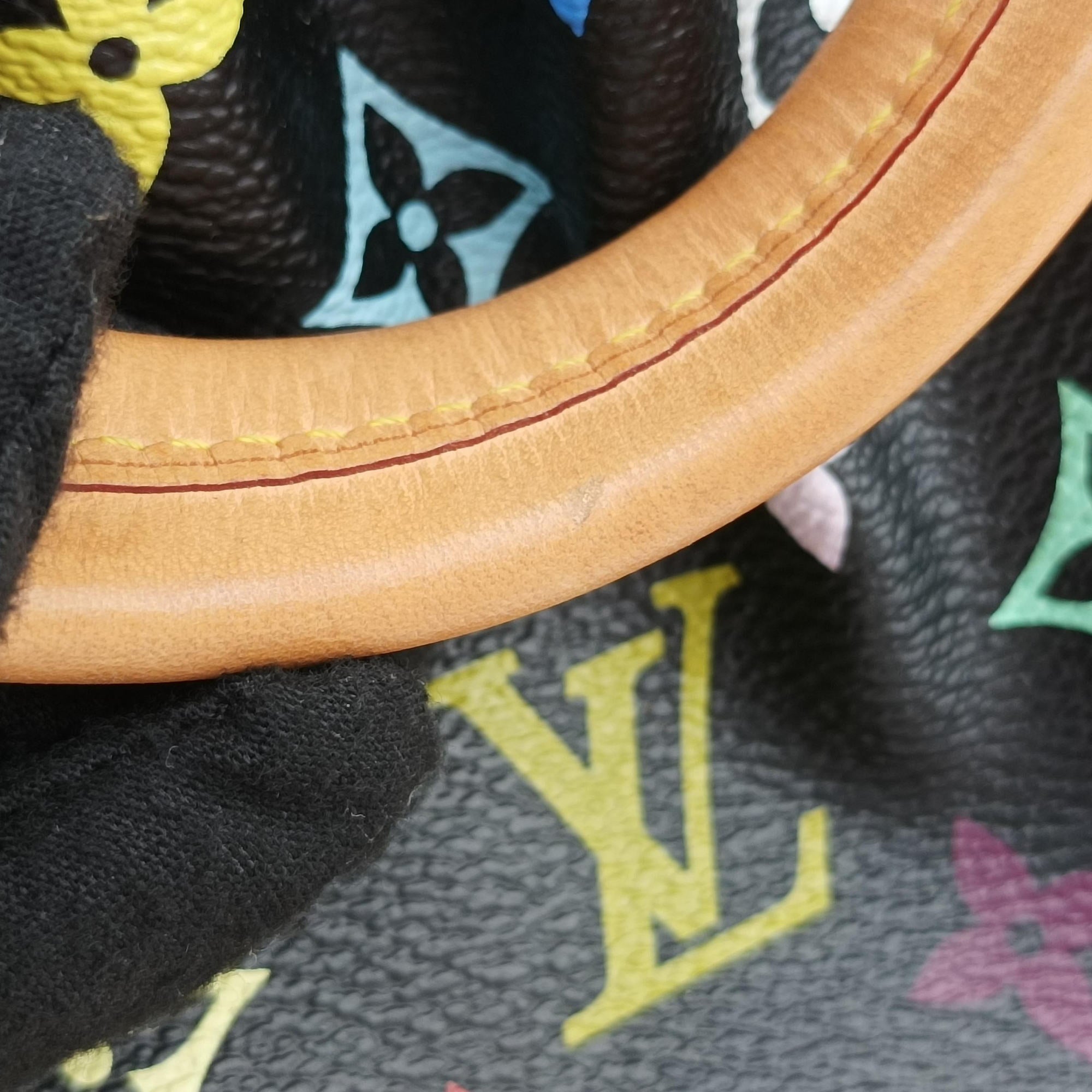 Pre-owned Louis Vuitton COURTNEY MM Noir Monogram Multicolor M45642 shoulderbag | stylenewstar