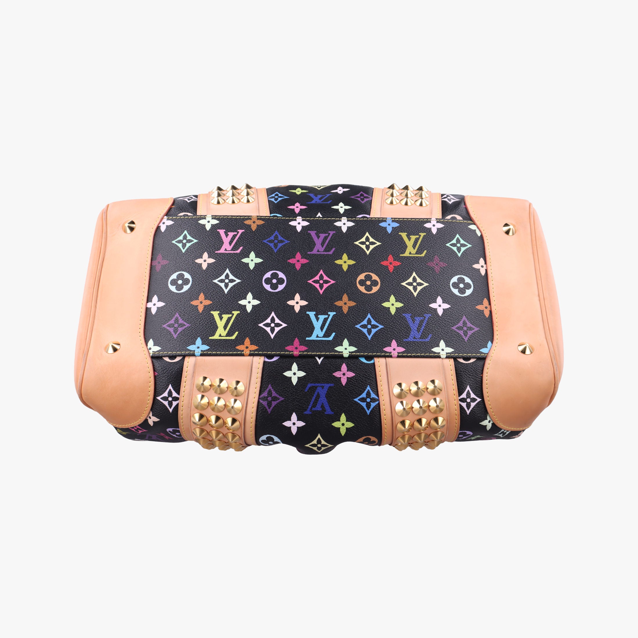 Pre-owned Louis Vuitton COURTNEY MM Noir Monogram Multicolor M45642 shoulderbag | stylenewstar