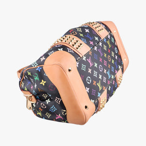 Pre-owned Louis Vuitton COURTNEY MM Noir Monogram Multicolor M45642 shoulderbag | stylenewstar