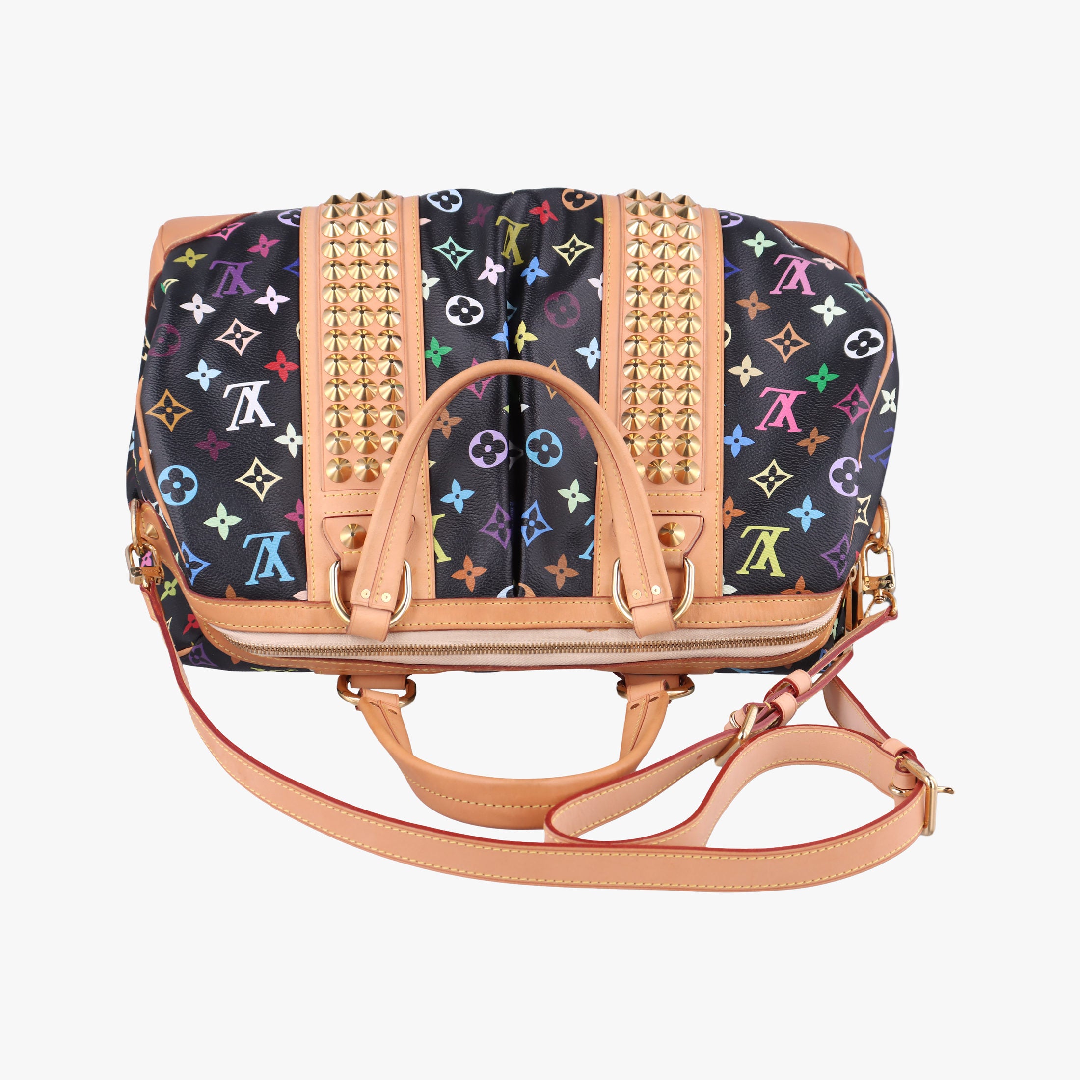 Pre-owned Louis Vuitton COURTNEY MM Noir Monogram Multicolor M45642 shoulderbag | stylenewstar