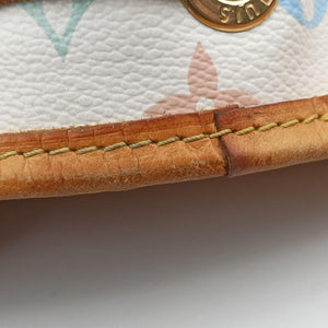 Vintage Louis Vuitton Petit NOe white Monogram Multicolor M42229 shoulderbag | stylenewstar