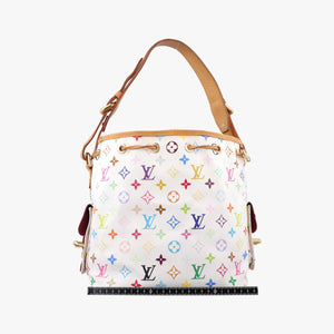 Vintage Louis Vuitton Petit NOe white Monogram Multicolor M42229 shoulderbag | stylenewstar
