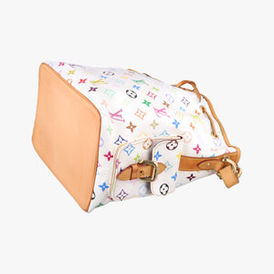 Vintage Louis Vuitton Petit NOe white Monogram Multicolor M42229 shoulderbag | stylenewstar