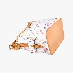 Vintage Louis Vuitton Petit NOe white Monogram Multicolor M42229 shoulderbag | stylenewstar