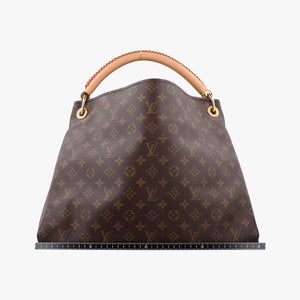 Pre-owned Louis Vuitton ARTSY MM BROWN Monogram Canvas M40249 shoulderbag | stylenewstar