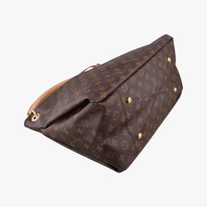 Pre-owned Louis Vuitton ARTSY MM BROWN Monogram Canvas M40249 shoulderbag | stylenewstar