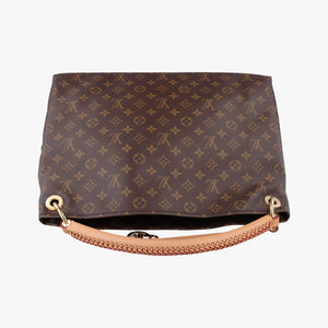 Pre-owned Louis Vuitton ARTSY MM BROWN Monogram Canvas M40249 shoulderbag | stylenewstar