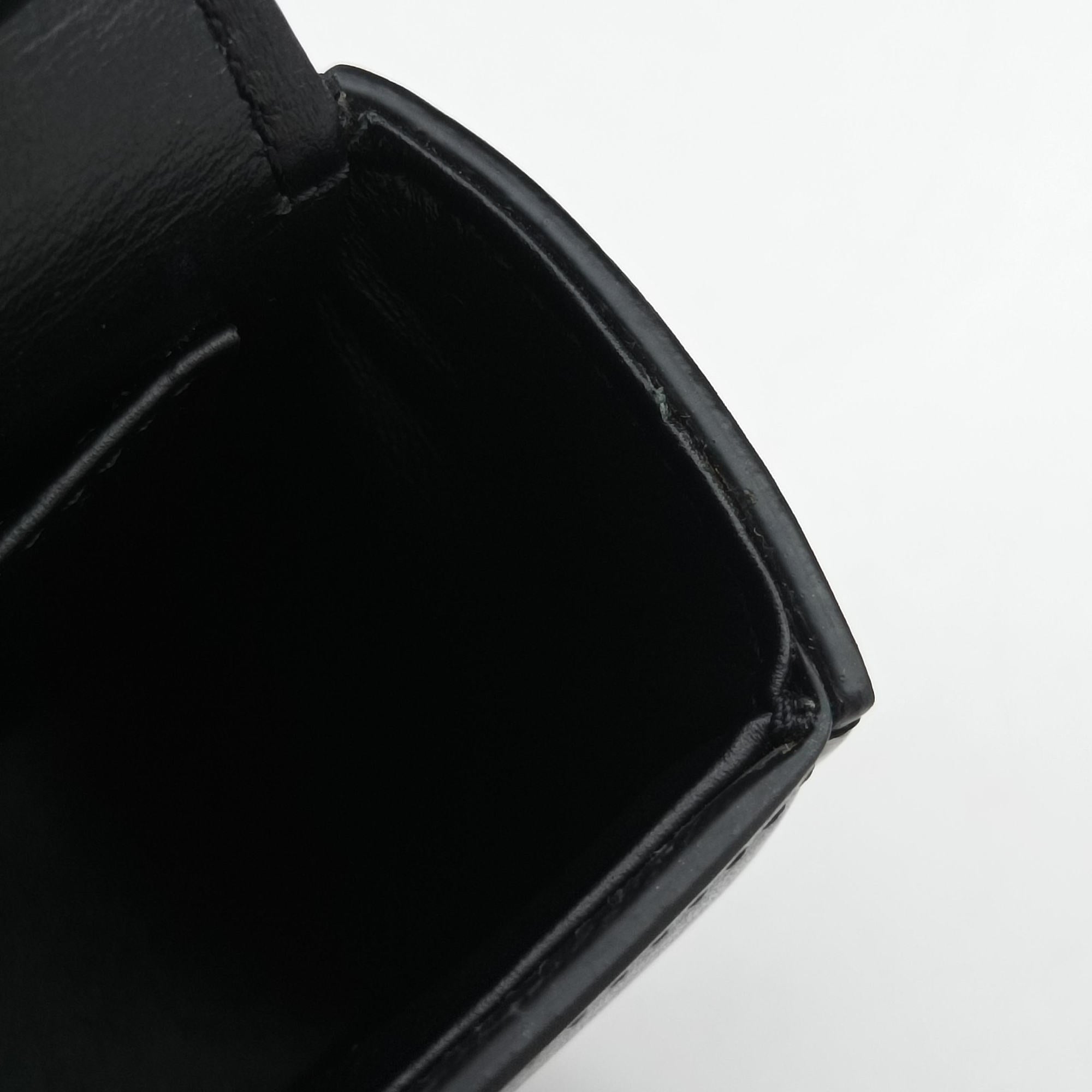 Pre-owned Celine Triomphe Black Leather  shoulderbag | stylenewstar
