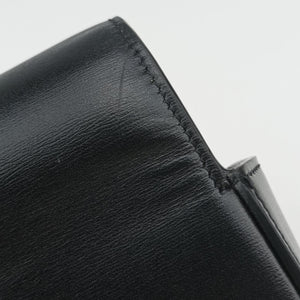 Pre-owned Celine Triomphe Black Leather  shoulderbag | stylenewstar