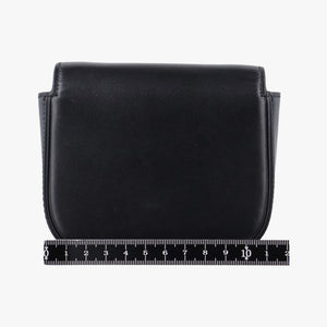 Pre-owned Celine Triomphe Black Leather  shoulderbag | stylenewstar