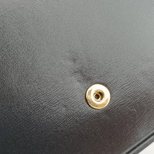 Pre-owned Celine Triomphe Black Leather  shoulderbag | stylenewstar