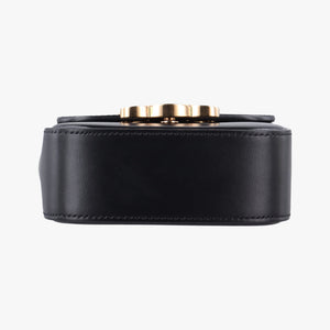 Pre-owned Celine Triomphe Black Leather  shoulderbag | stylenewstar
