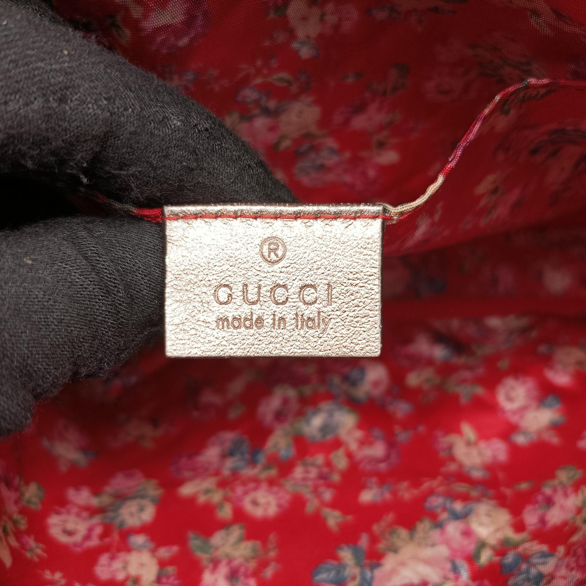 Secondhand Gucci Trapuntata Camera Zumi pink×green×multi Leather 541061 shoulderbag | stylenewstar