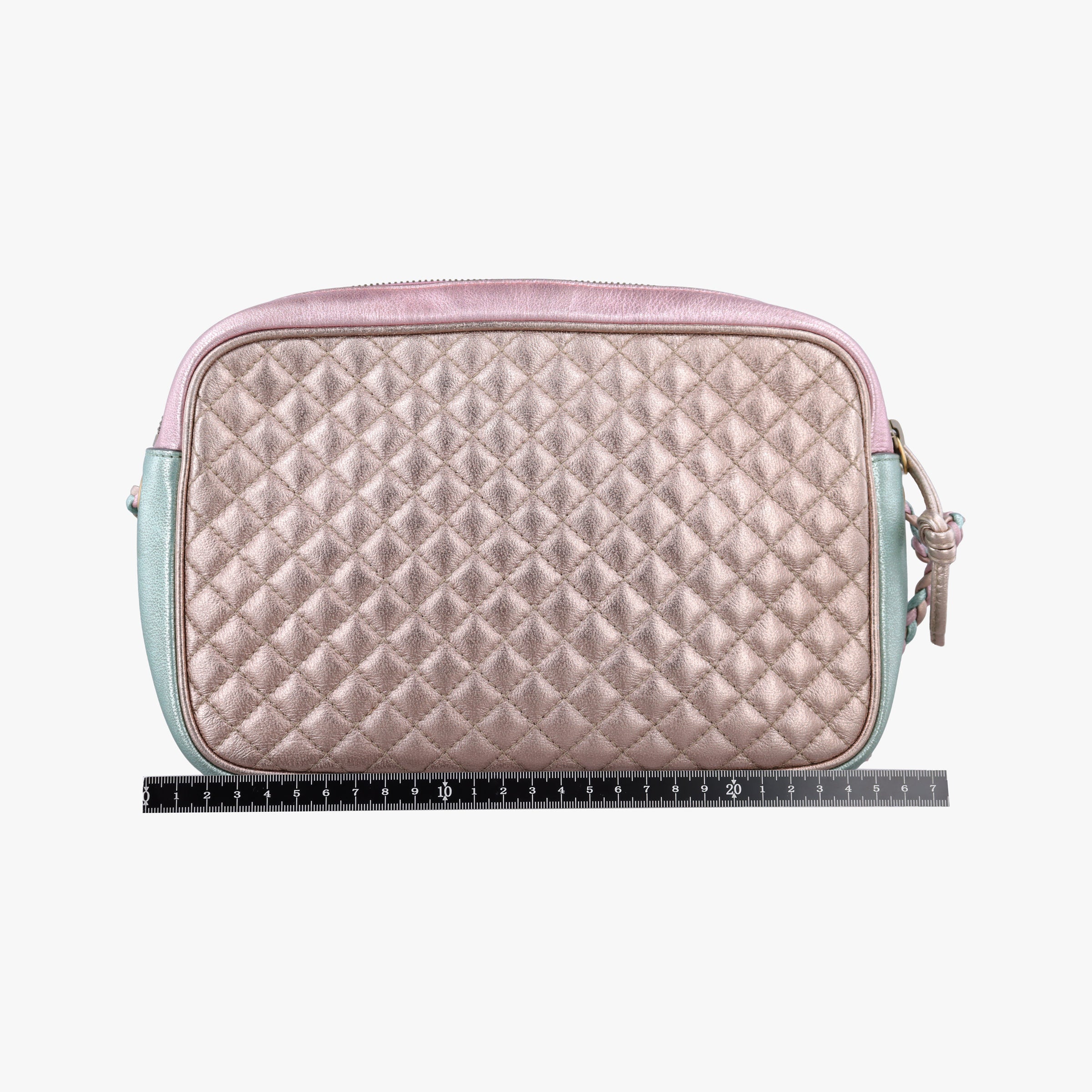 Secondhand Gucci Trapuntata Camera Zumi pink×green×multi Leather 541061 shoulderbag | stylenewstar