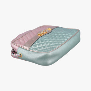 Secondhand Gucci Trapuntata Camera Zumi pink×green×multi Leather 541061 shoulderbag | stylenewstar