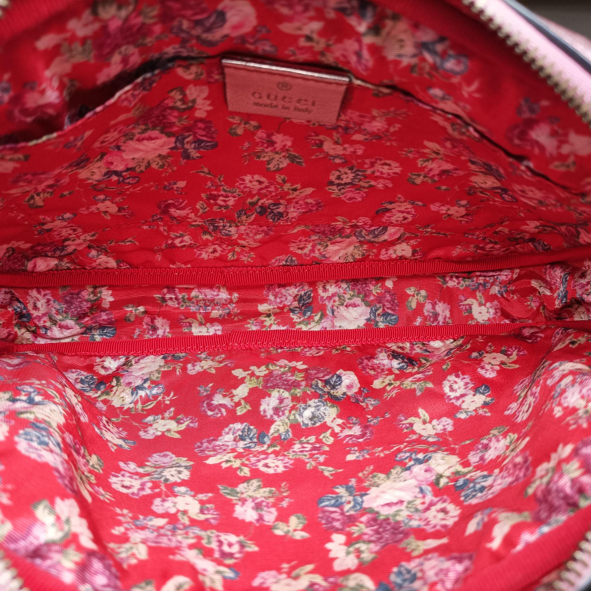 Secondhand Gucci Trapuntata Camera Zumi pink×green×multi Leather 541061 shoulderbag | stylenewstar