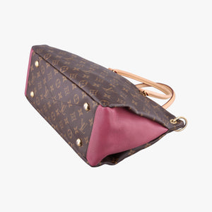 Pre-owned Louis Vuitton PALLAS brown×Rose Bruyere Monogram Canvas×calf leather M43705 shoulderbag | stylenewstar