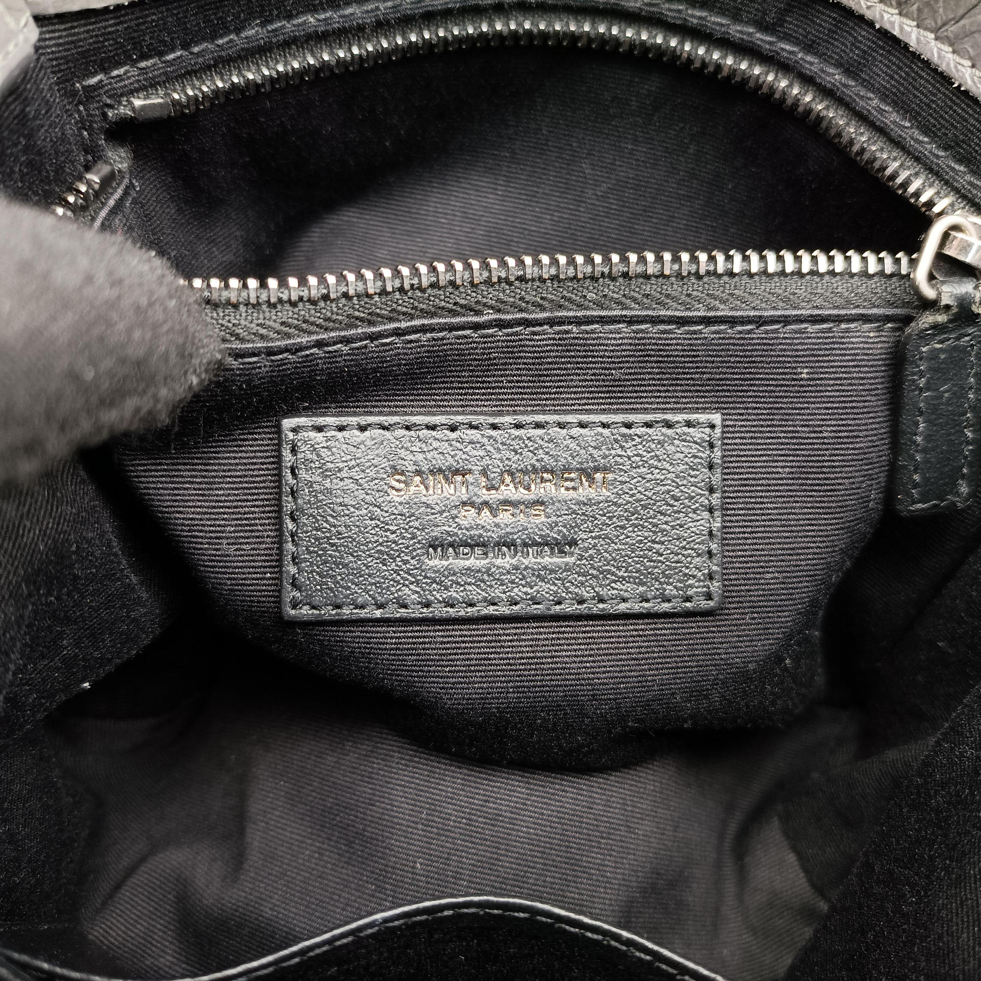 Secondhand Yves Saint Laurent Niki Grey Leather 583103 shoulderbag | stylenewstar