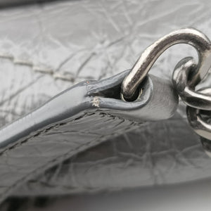 Secondhand Yves Saint Laurent Niki Grey Leather 583103 shoulderbag | stylenewstar