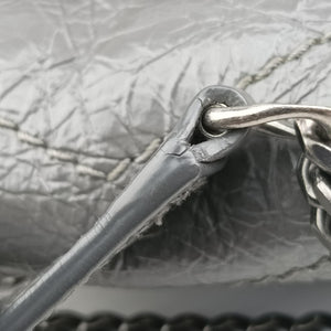 Secondhand Yves Saint Laurent Niki Grey Leather 583103 shoulderbag | stylenewstar