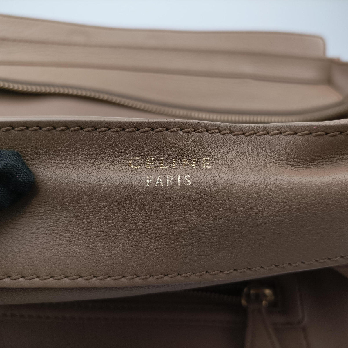 Pre-owned Celine luggage shopper Brown Leather  handbag | stylenewstar