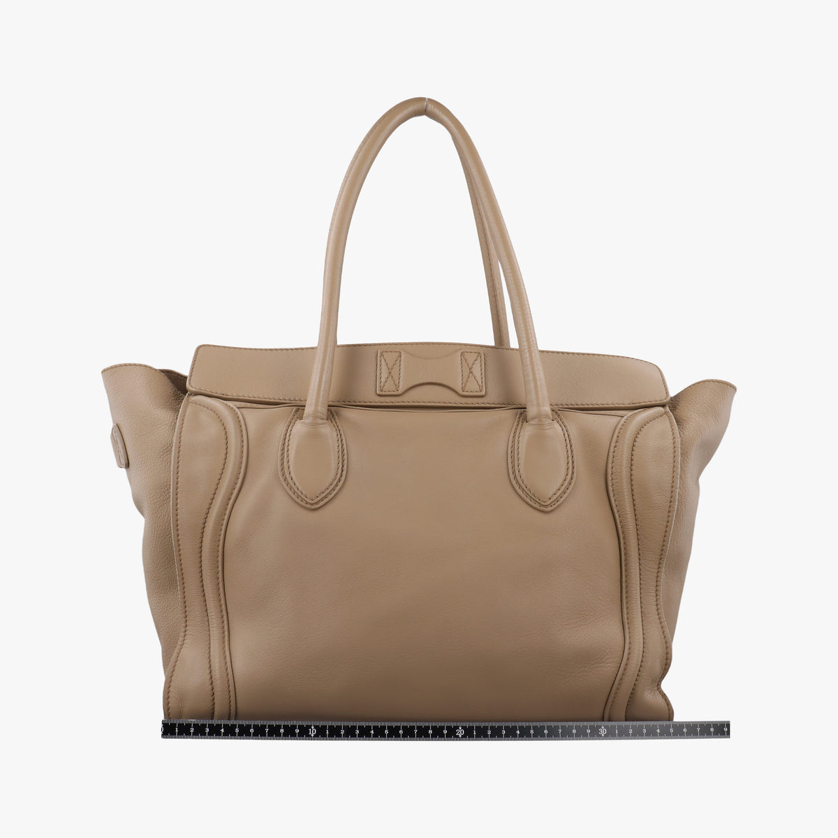 Pre-owned Celine luggage shopper Brown Leather  handbag | stylenewstar