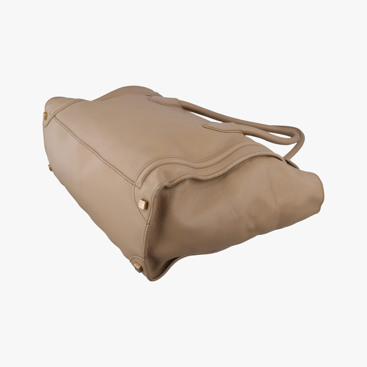 Pre-owned Celine luggage shopper Brown Leather  handbag | stylenewstar