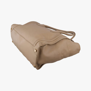 Pre-owned Celine luggage shopper Brown Leather  handbag | stylenewstar