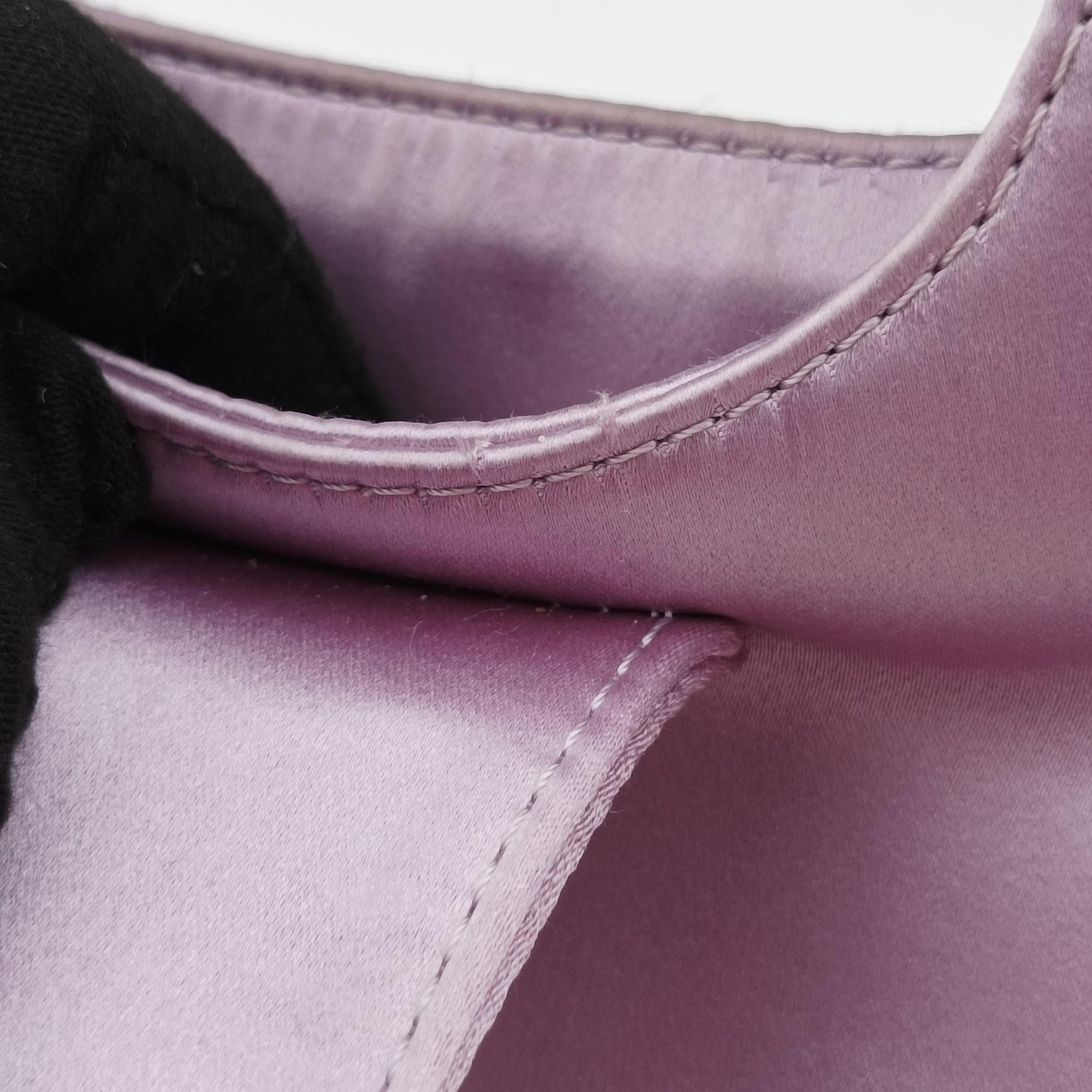 Vintage Fendi Cookie Mini Purple silk 8BS065 handbag | stylenewstar