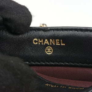Pre-owned Chanel Tech Me Out phone case Black lambskin AP1161 shoulderbag | stylenewstar
