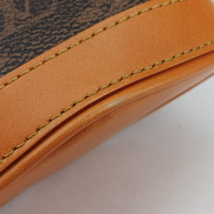 Pre-owned Louis Vuitton Envelope Pouch Brown Monogram Dust x Leather M11629 shoulderbag | stylenewstar