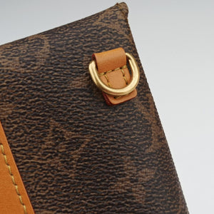 Pre-owned Louis Vuitton Envelope Pouch Brown Monogram Dust x Leather M11629 shoulderbag | stylenewstar