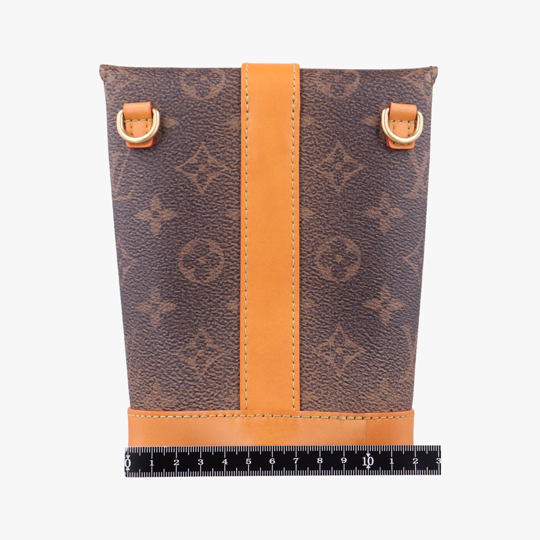 Pre-owned Louis Vuitton Envelope Pouch Brown Monogram Dust x Leather M11629 shoulderbag | stylenewstar