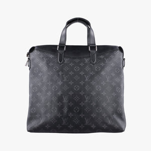 Pre-owned Louis Vuitton Explorer Noir Monogram Eclipse Canvas M40567 handbag | stylenewstar