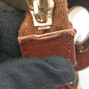Pre-owned Fendi Mia Brown Leather 8BR631 shoulderbag | stylenewstar