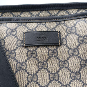 Pre-owned Gucci MicroGuccissima Navy PVC coated canvas 211137 handbag | stylenewstar