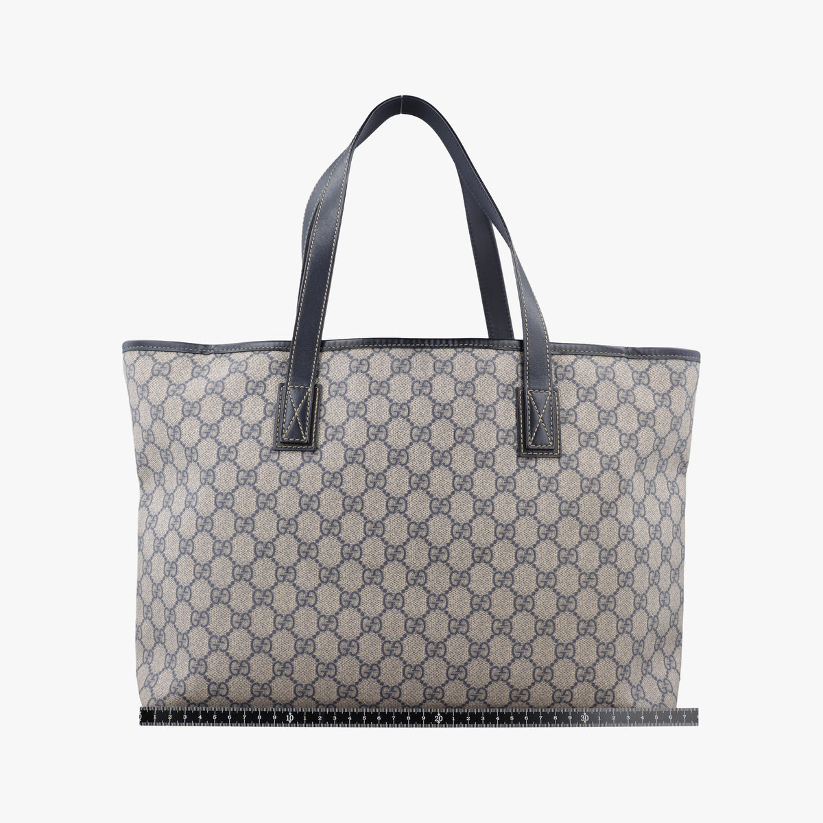 Pre-owned Gucci MicroGuccissima Navy PVC coated canvas 211137 handbag | stylenewstar