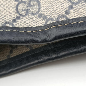 Pre-owned Gucci MicroGuccissima Navy PVC coated canvas 211137 handbag | stylenewstar
