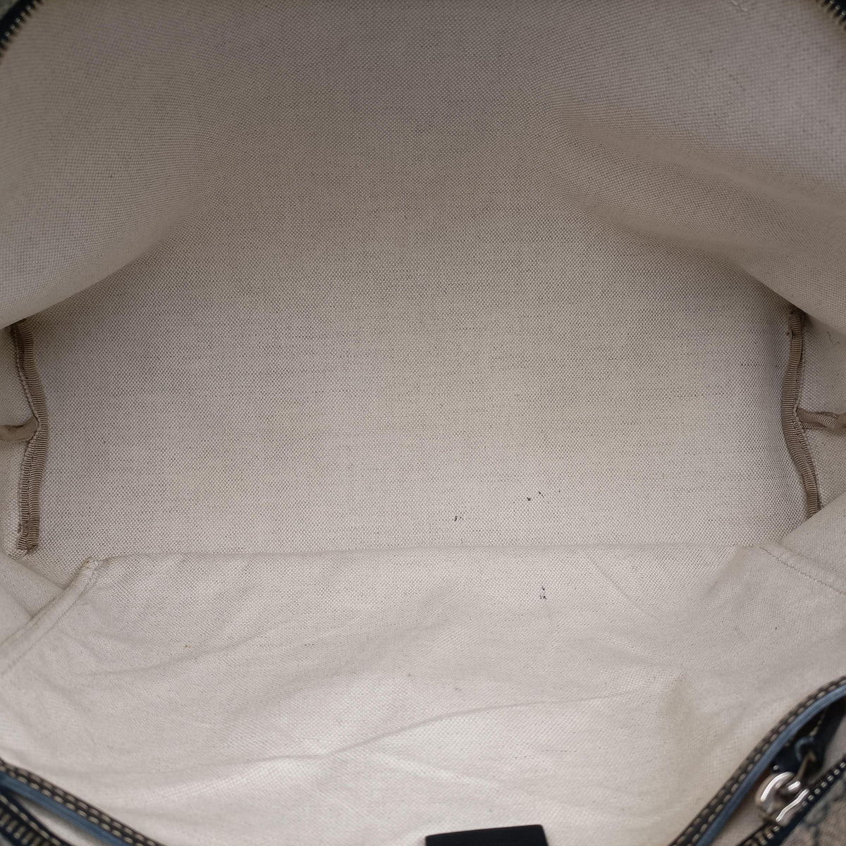 Pre-owned Gucci MicroGuccissima Navy PVC coated canvas 211137 handbag | stylenewstar