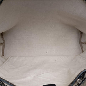 Pre-owned Gucci MicroGuccissima Navy PVC coated canvas 211137 handbag | stylenewstar