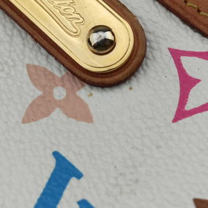 Pre-owned Louis Vuitton Pochette Mira MM Pouch white Monogram Multicolor M60096 handbag | stylenewstar