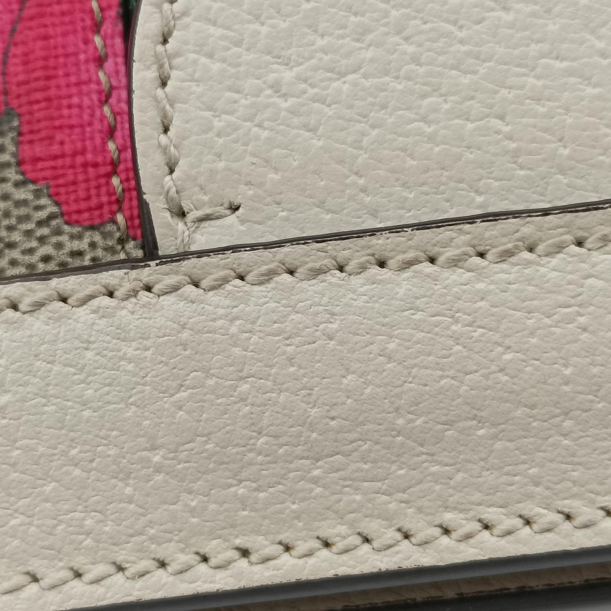 Vintage Gucci Ophidia Beige×White×Multicolor PVC coated canvas×Leather 503877 shoulderbag | stylenewstar