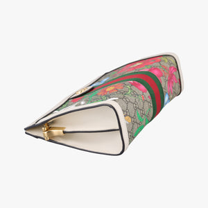 Vintage Gucci Ophidia Beige×White×Multicolor PVC coated canvas×Leather 503877 shoulderbag | stylenewstar