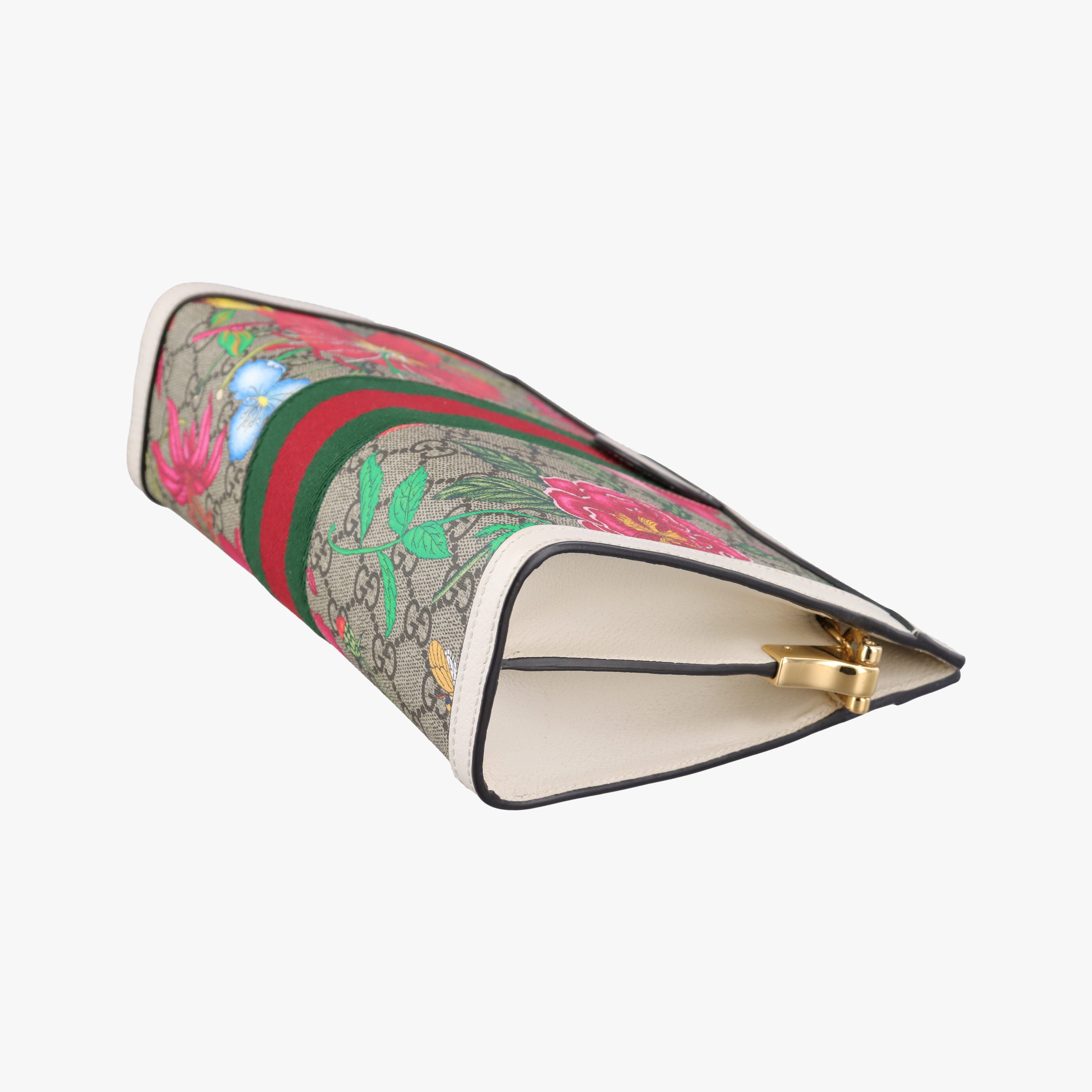 Vintage Gucci Ophidia Beige×White×Multicolor PVC coated canvas×Leather 503877 shoulderbag | stylenewstar