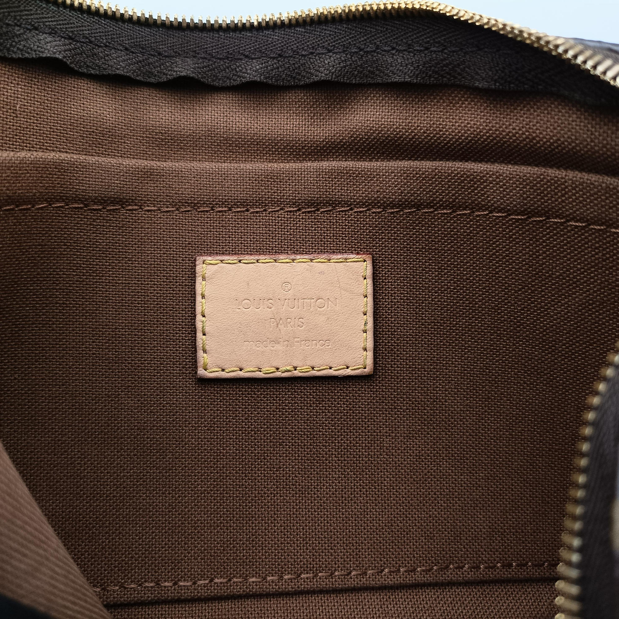 Pre-owned Louis Vuitton MULTI POCHETTE ACCESSOIRES MARRON×Khaki Monogram Canvas M44840 shoulderbag | stylenewstar